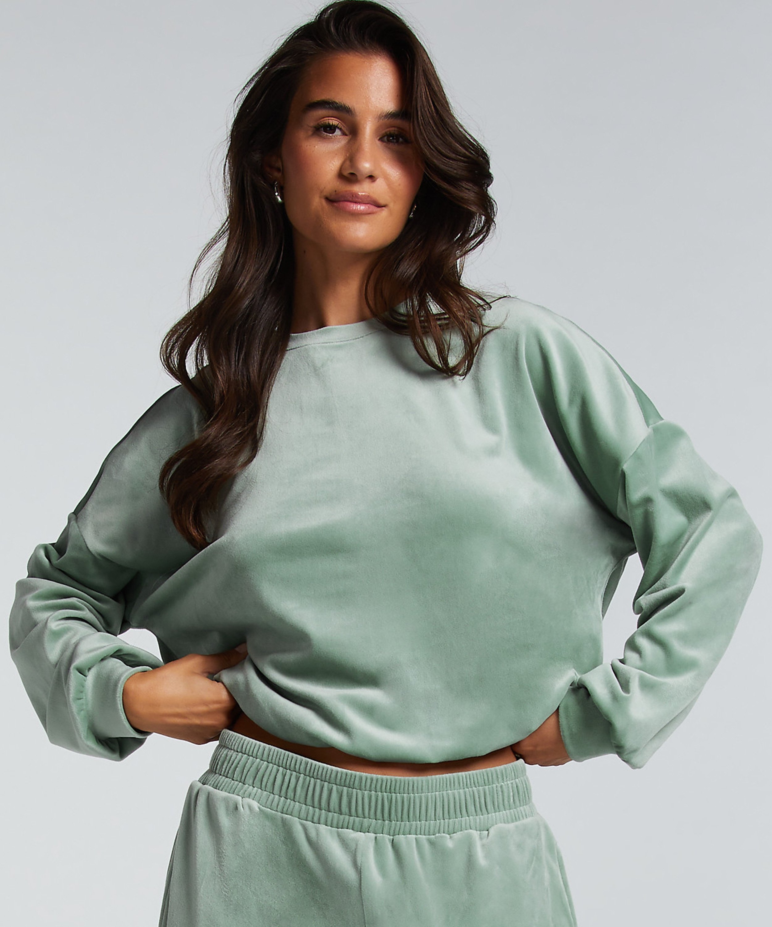 Velours Top, Groen, main