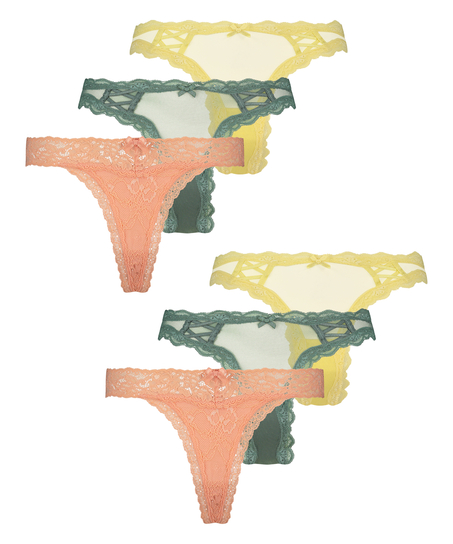 6-pack brazilians, Geel