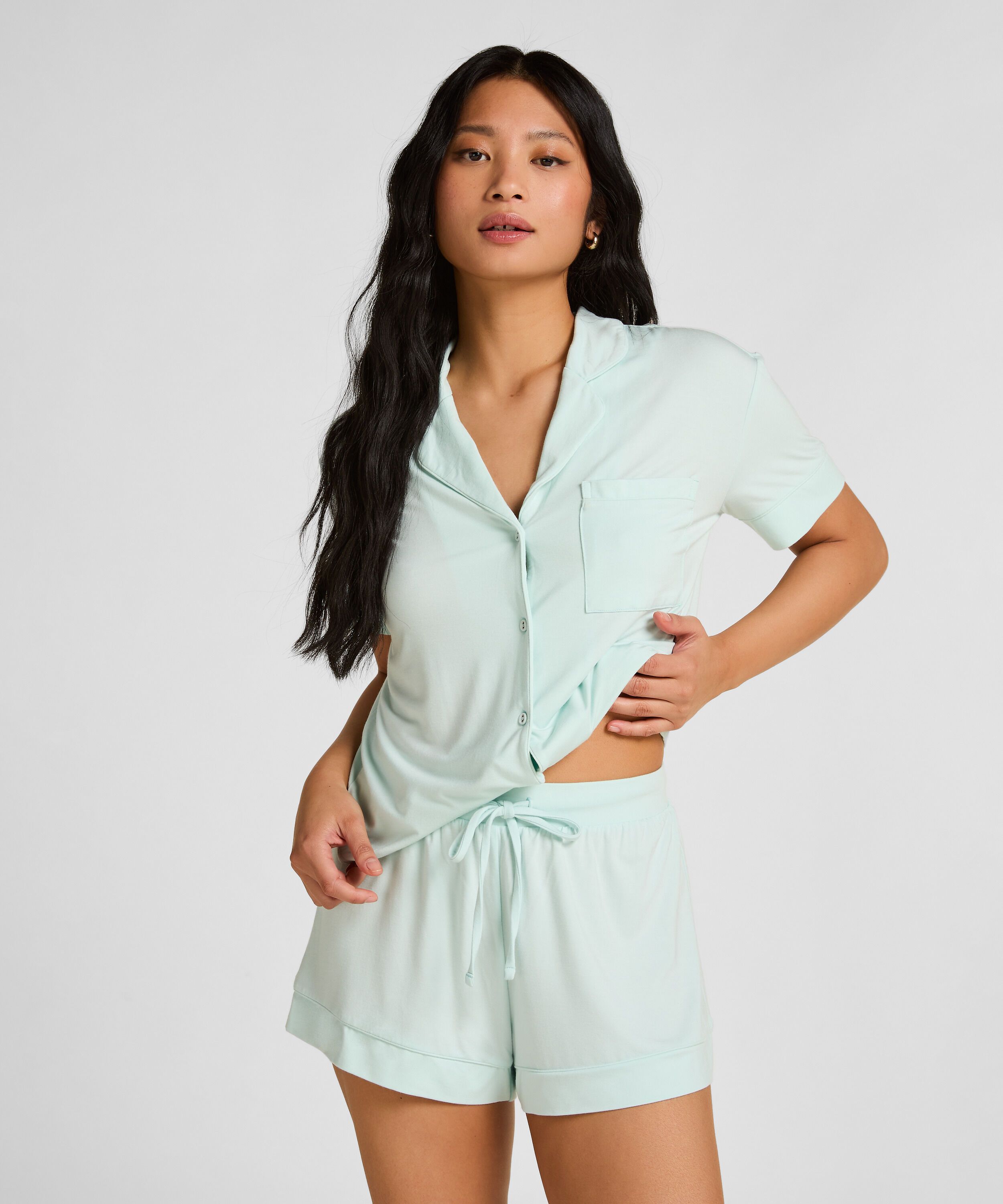 Shorts Jersey Essential, Groen