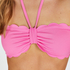 Bandeau bikinitop Scallop, Roze