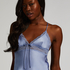 Cami Top Satin Marcela, Blauw