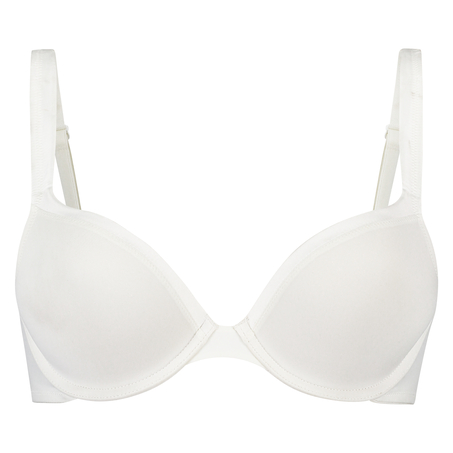 Voorgevormde beugel bh Satin lace, Wit