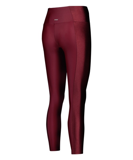 HKMX High waisted sport legging Shine On, Rood