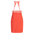 Slipdress Satin Lace, Rood