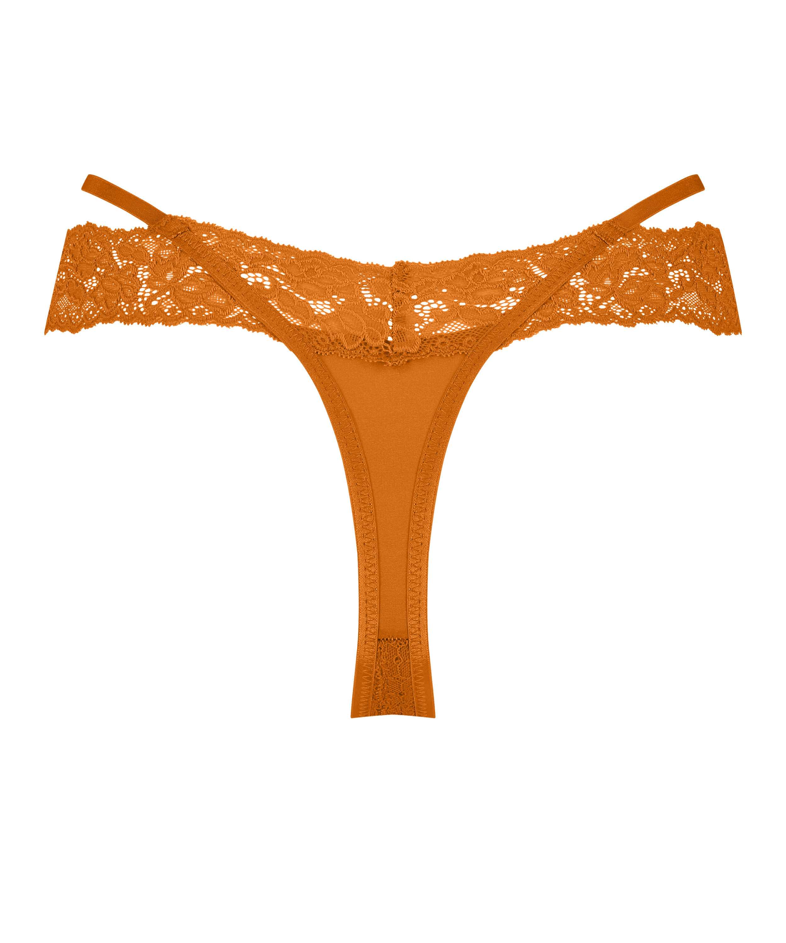 Extra lage v-string Elliena, Oranje, main