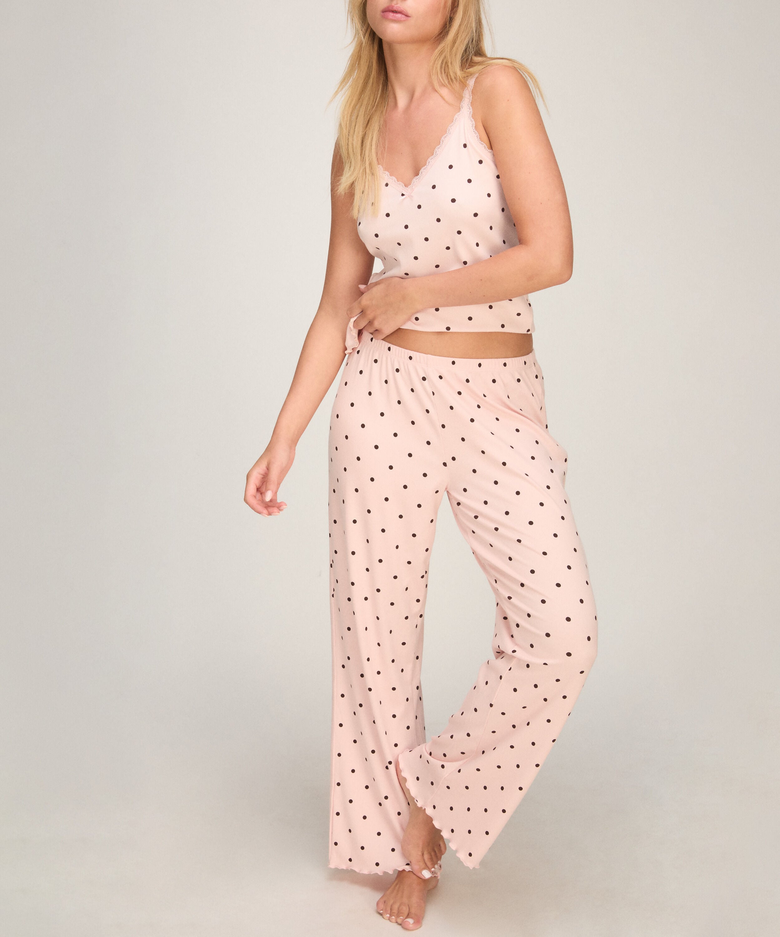Pantalon de pyjama Jersey, Rose Pantalon de pyjama Jersey, Rose