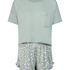 Korte pyjama set, Groen