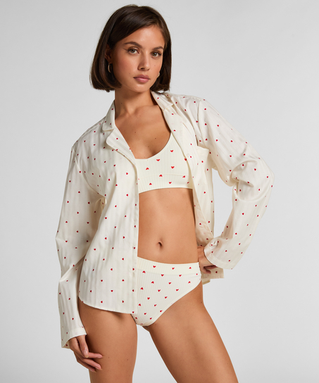 Slip br&eacute;silien Dianne, Blanc