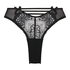 Slip br&eacute;silien &eacute;chancr&eacute; Uma, Noir