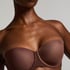 Voorgevormde strapless beugel bh Jane, Bruin
