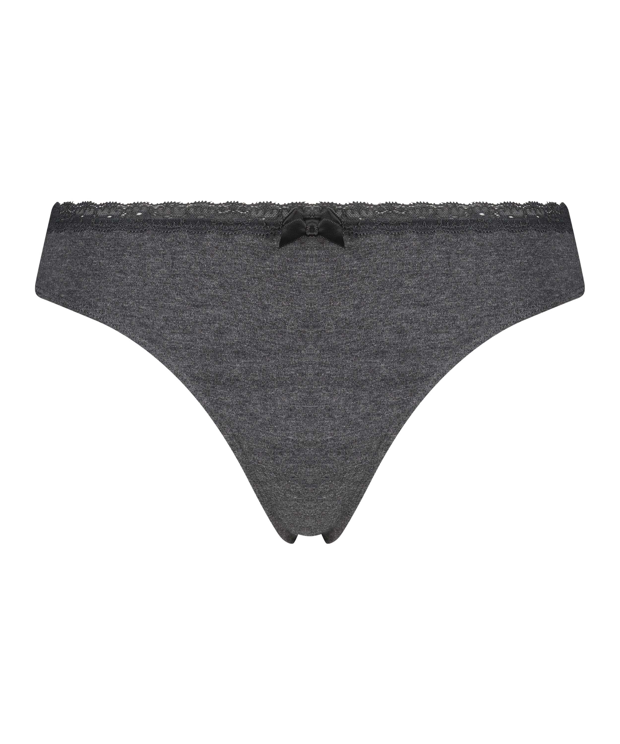 String Moschino Gris Coton/élasthanne - Taille 36, Neuf Avec étiquettes