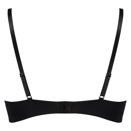 Voorgevormde maximizer beugel bh Plunge, Zwart
