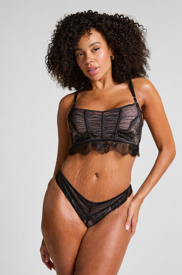 Hunkemöller Hoog Uitgesneden Brazilian Cynthia Zwart