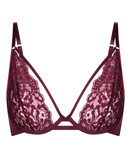 Soutien-gorge à armatures non-préformé Cinnamon, Rouge