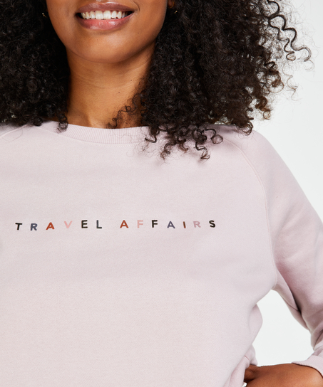 Lange mouwen trui, Paars