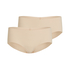 3-pack Invisible Short, Beige