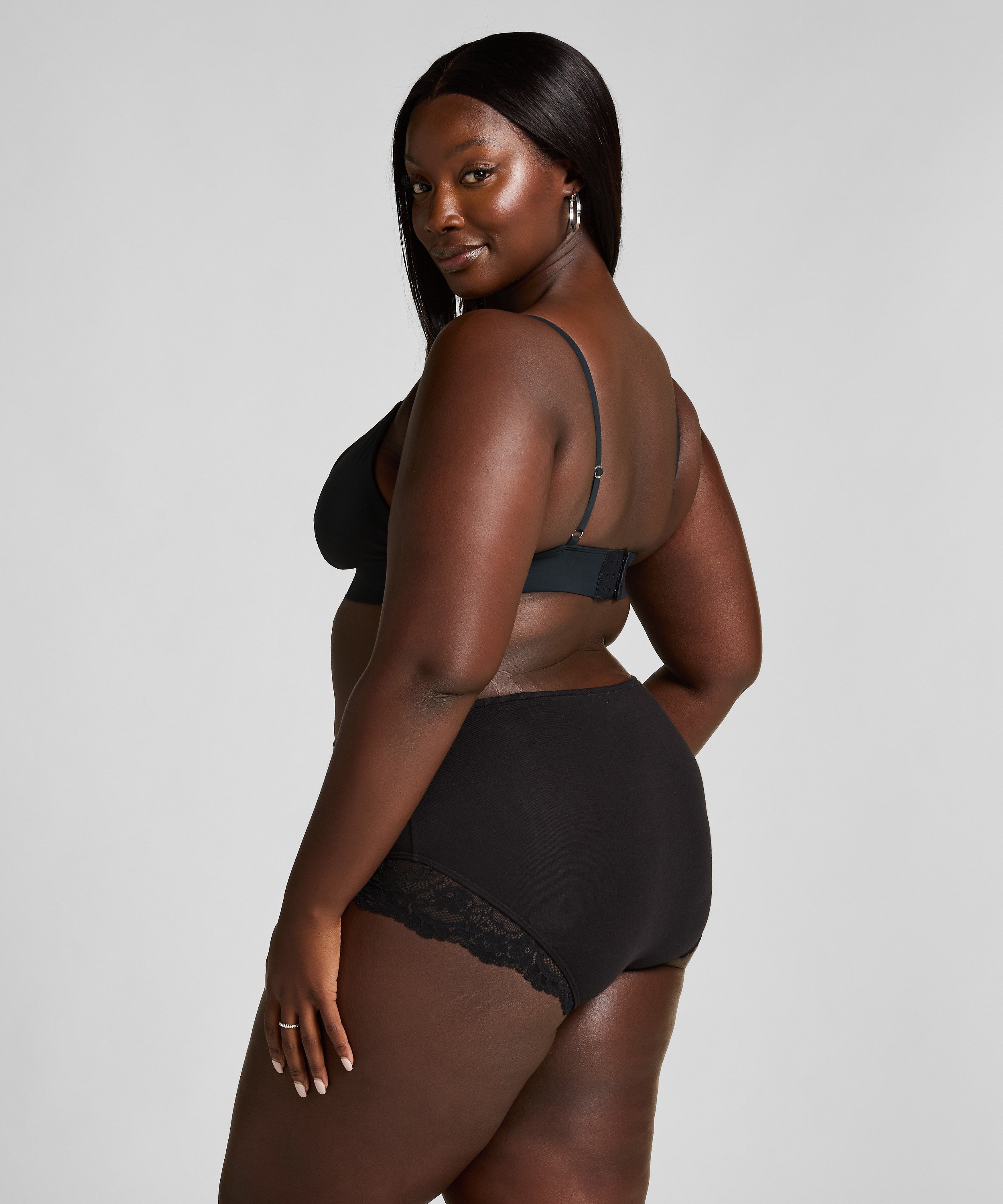 Superslip maxi kant, Zwart, main