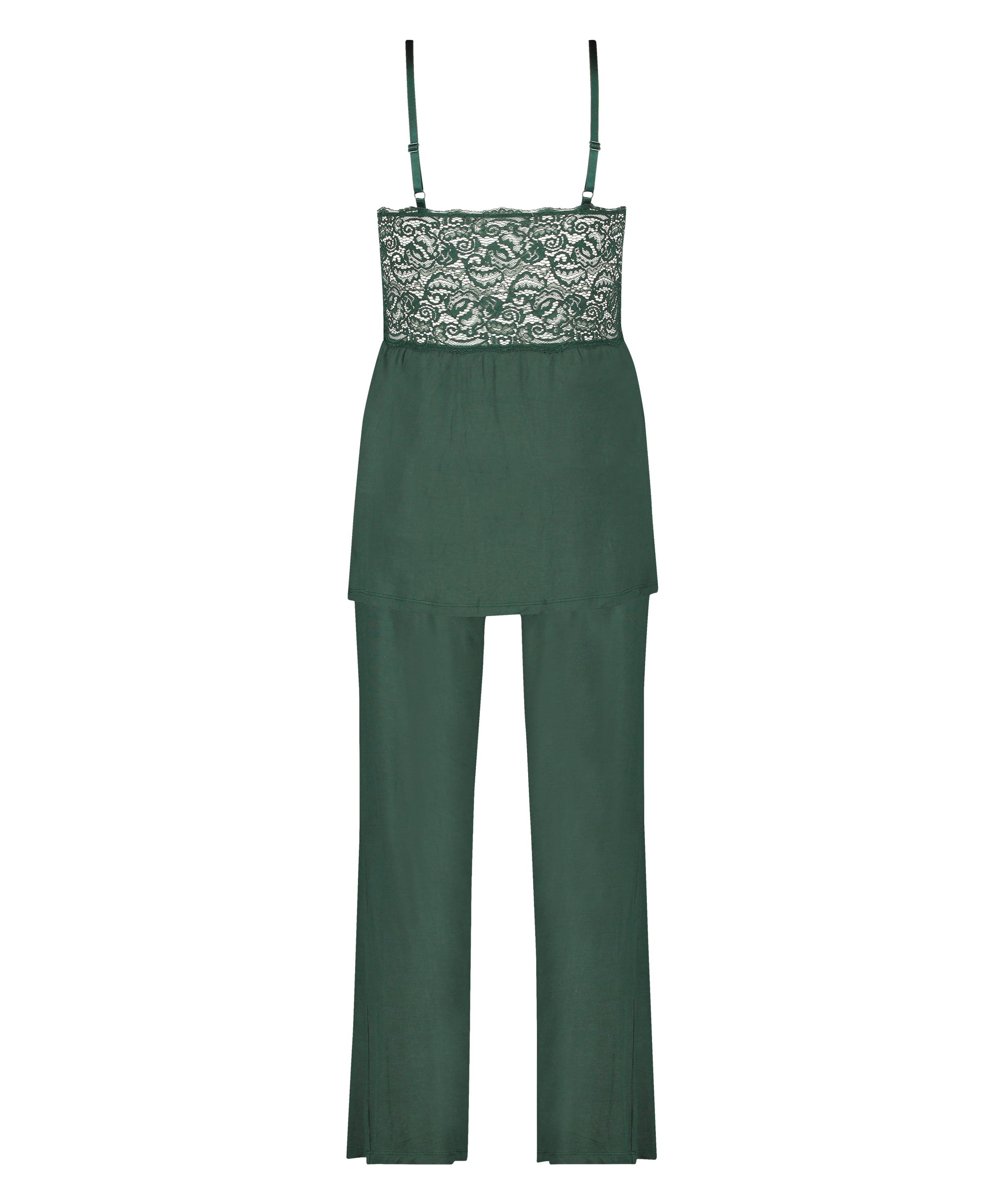 Tenue de pyjama Vera Lace, Vert, main