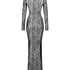 Slipdress Lace, Zwart