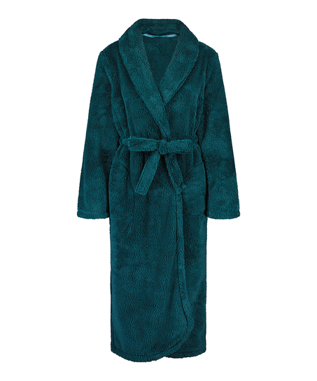 Peignoir Fleece, Bleu