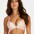 Soutien-gorge push-up rembourr&eacute; Yves, Beige