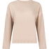 Pyjama top lange mouwen jersey, Beige