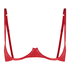 Soutien-gorge à armatures non-préformé sans bonnet Wilde, Rouge