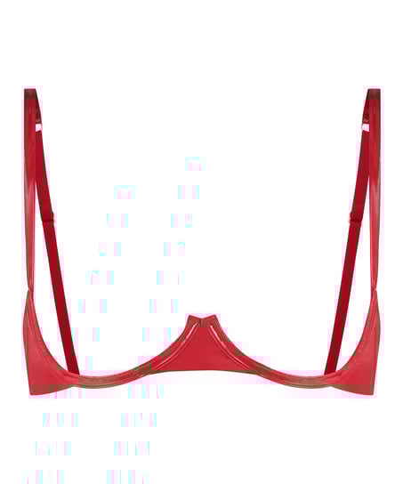 Soutien-gorge à armatures non-préformé sans bonnet Wilde, Rouge