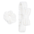 Hoofdband en scrunchie, Wit
