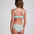 Invisible brazilian Lace Back, Blauw