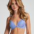 Voorgevormde push-up beugel bh Marine, Blauw