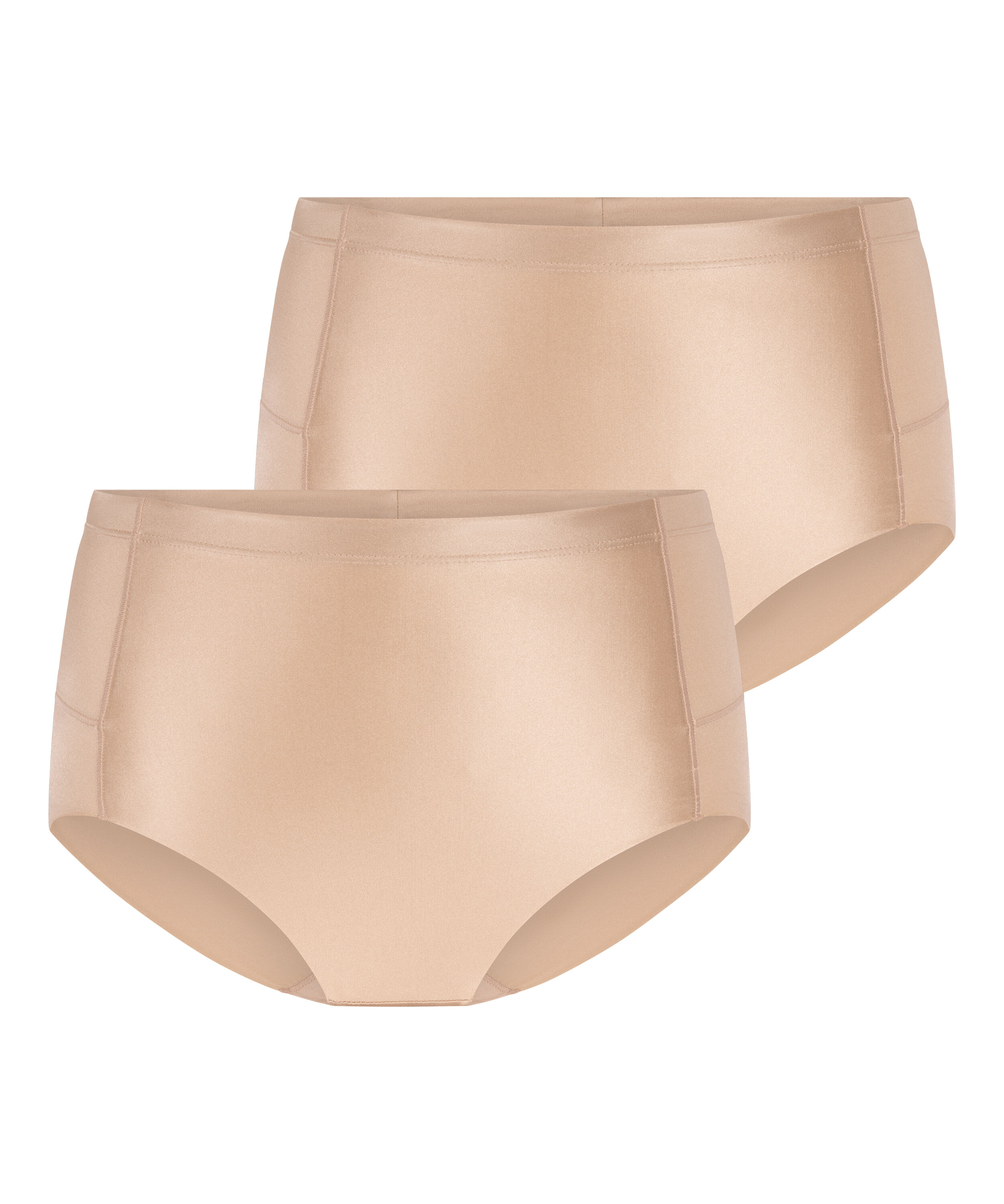 2-pack vormende slip, Beige