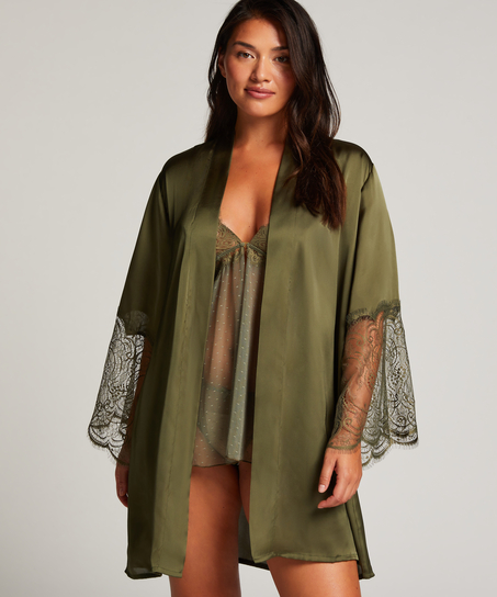Kimono Satin, Vert