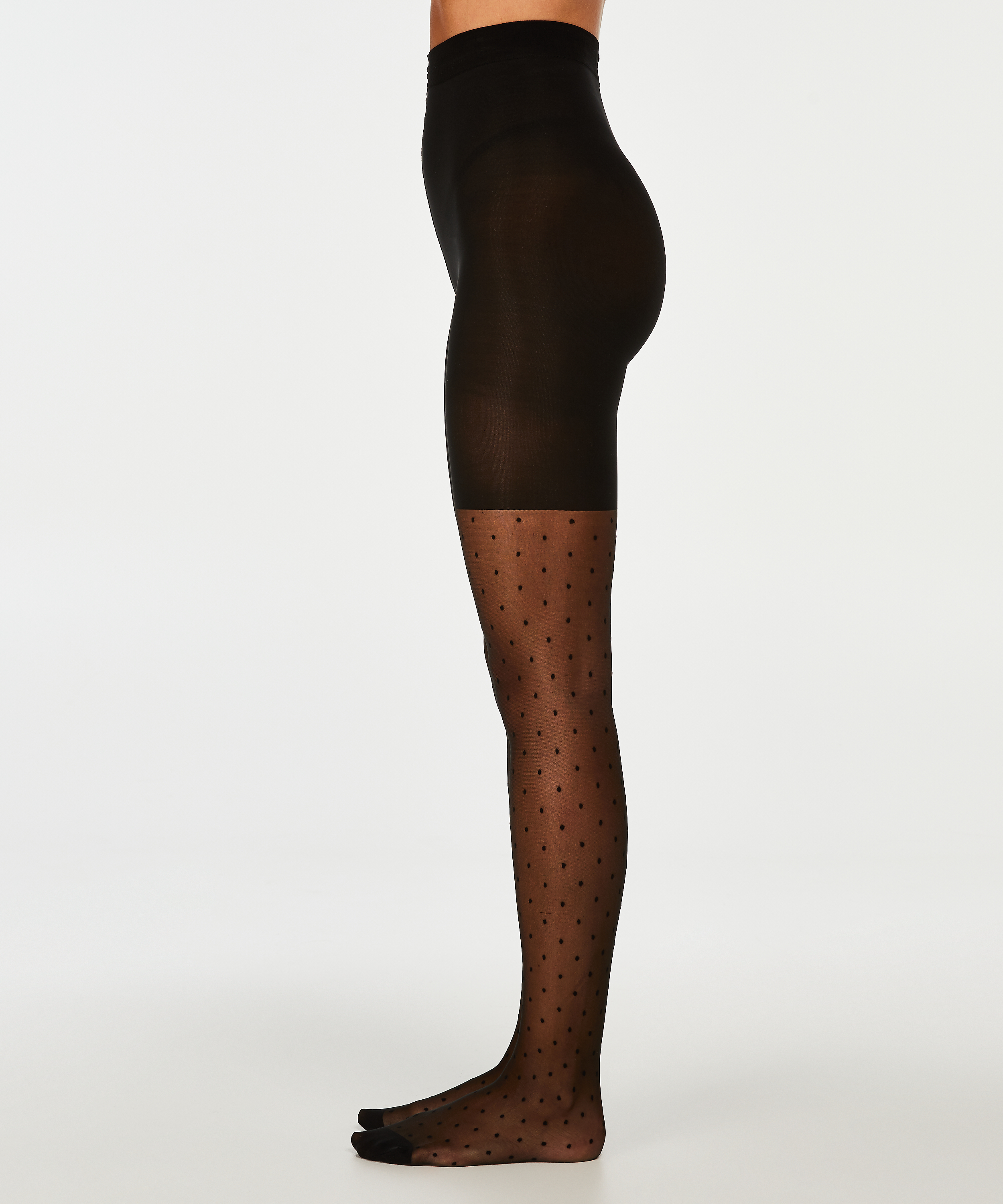 Collants sculptants 20 deniers, Noir, main