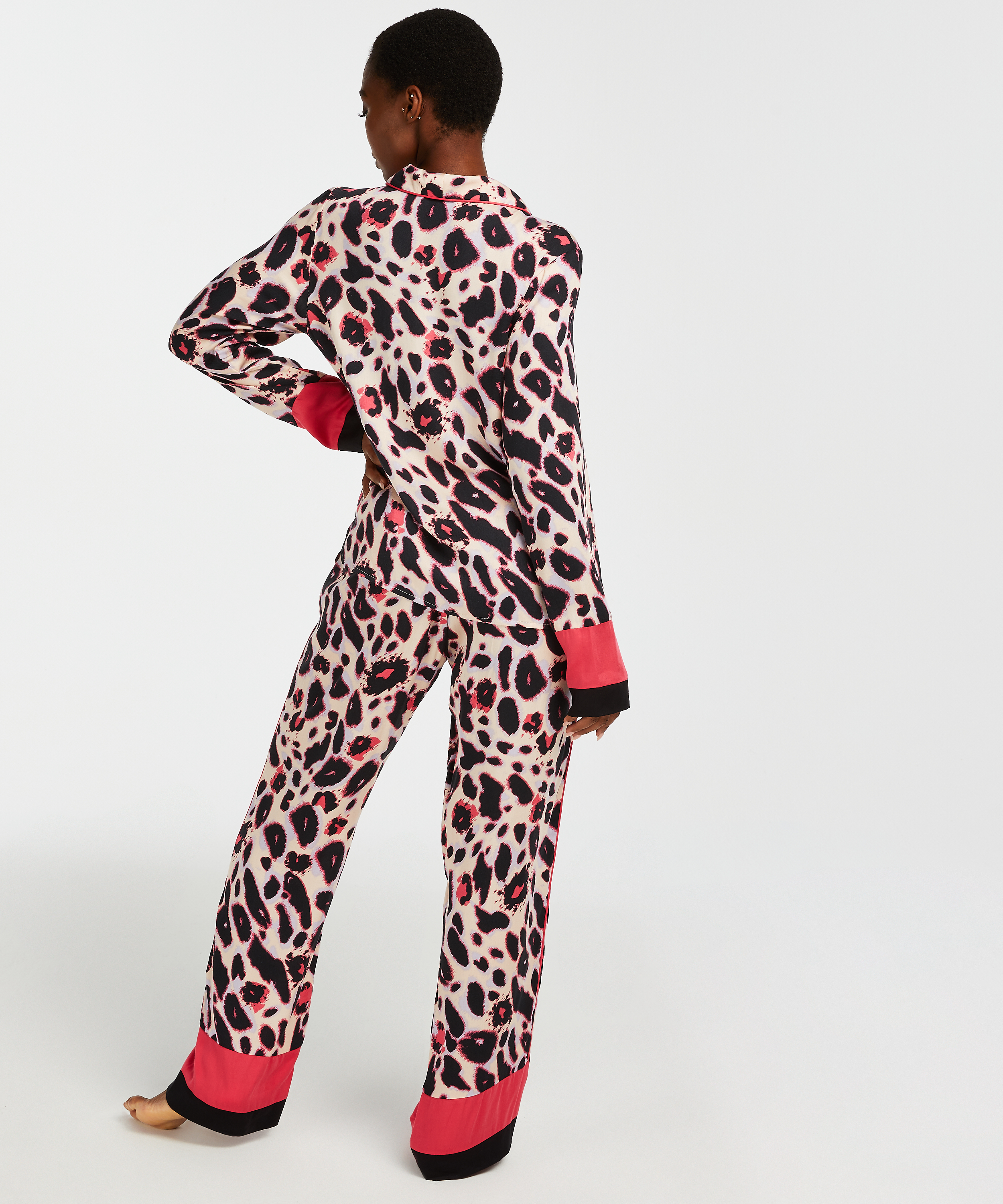 Pantalon de pyjama Duckie, Rose, main