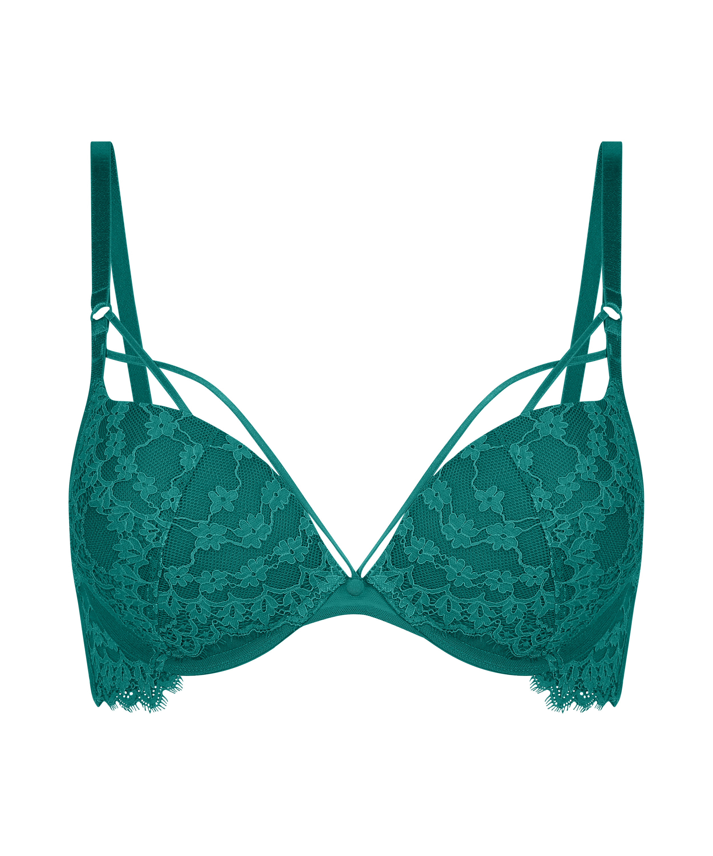 Soutien-gorge &agrave; armatures maximiseur pr&eacute;form&eacute; Daisy, Vert, main