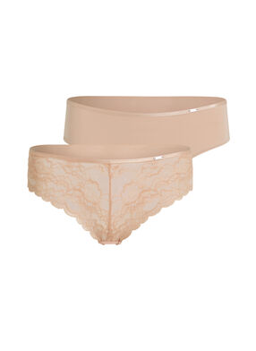 Lot de 2 slips br&eacute;siliens Angie, Bronzage