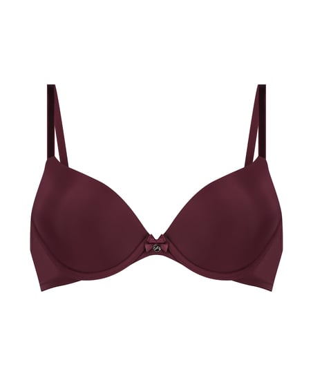 Soutien-gorge &agrave; armatures pr&eacute;form&eacute; Plunge, Rouge