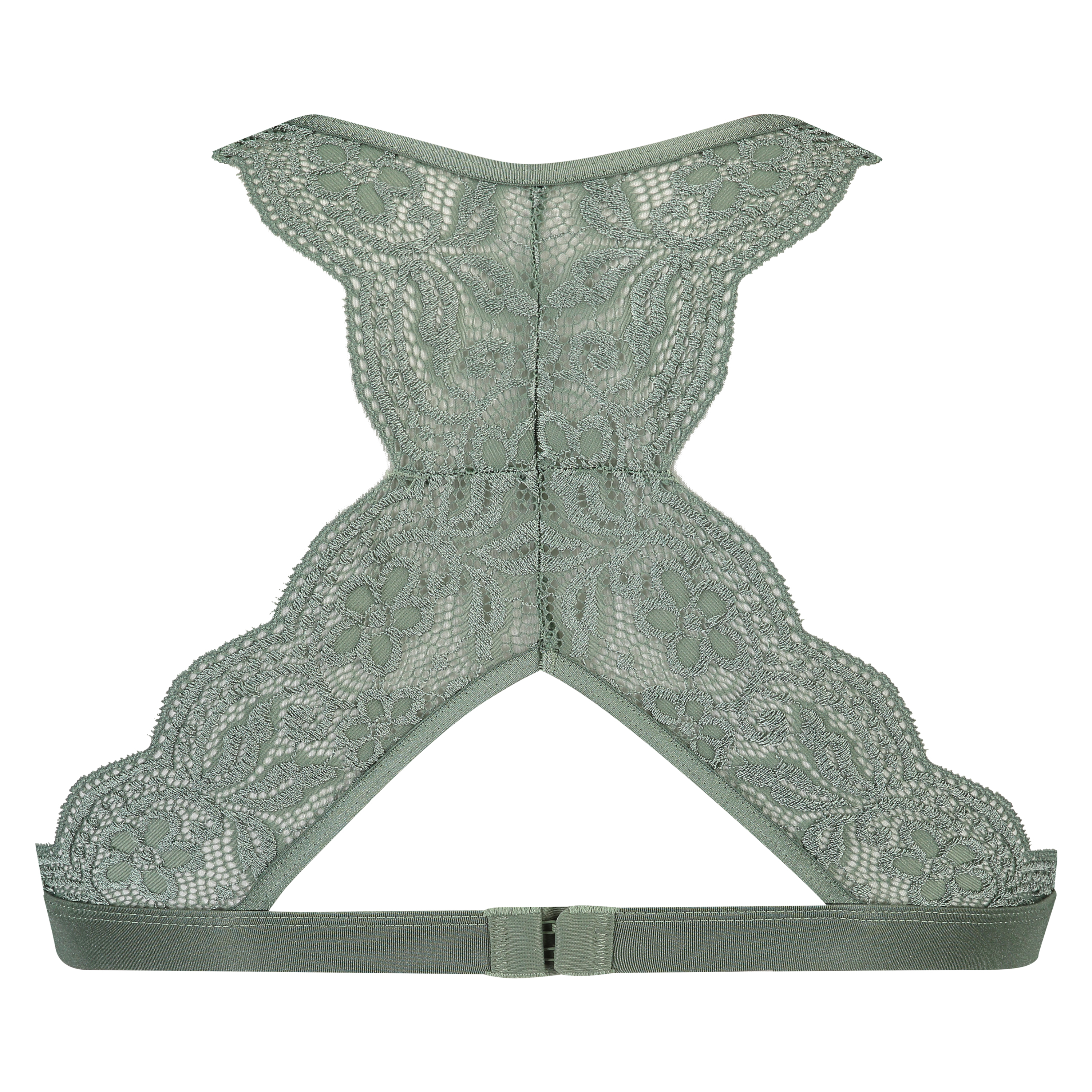 Halter bralette racerback, Groen, main