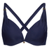 Voorgevormde beugel bikini top Sunset Dreams Cup E +, Blauw