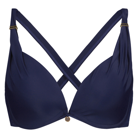 Voorgevormde beugel bikini top Sunset Dreams Cup E +, Blauw