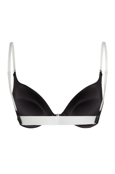 Hunkemöller Voorgevormde push-up beugel bh Transparant Zwart, foto 2