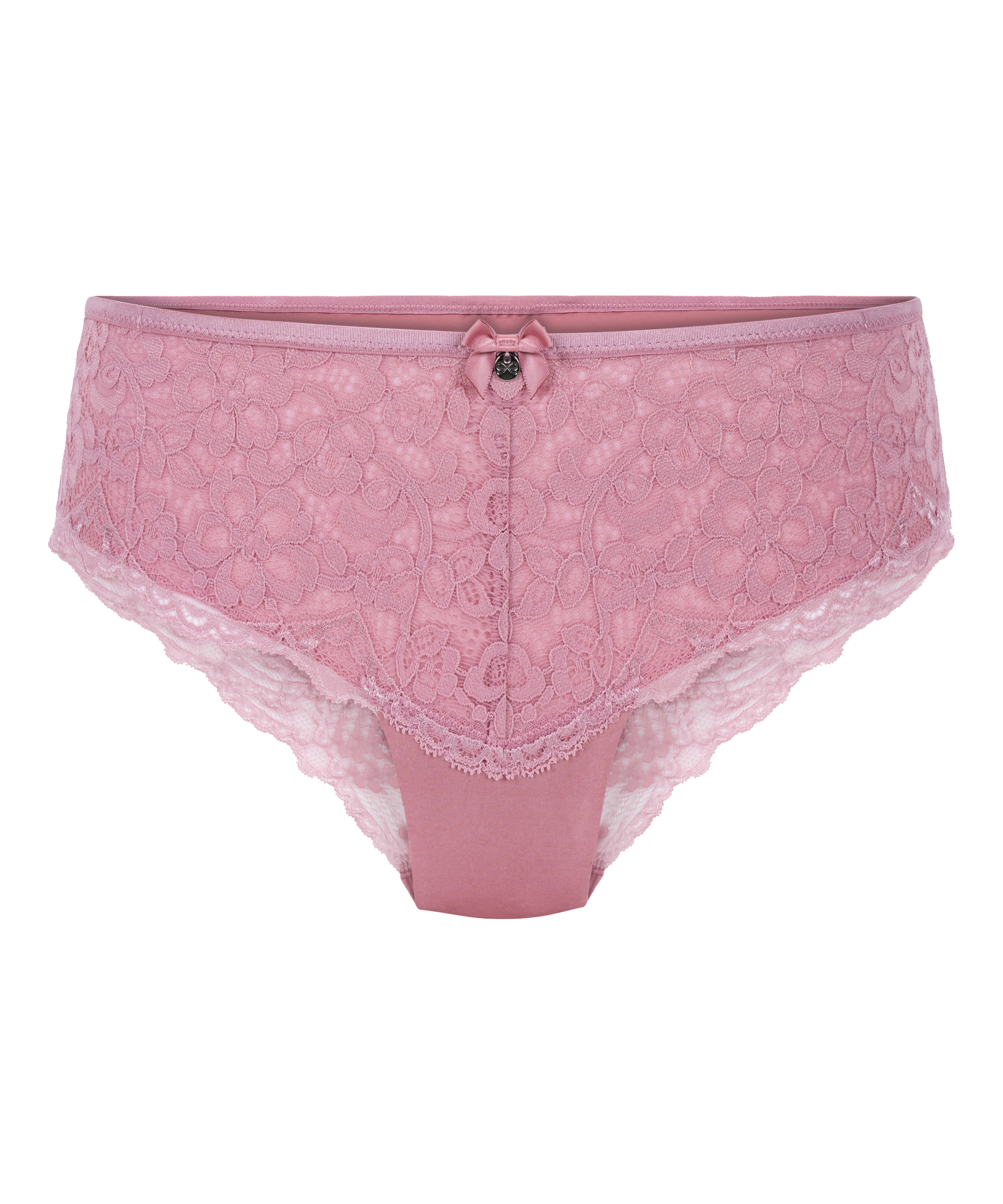 Slip brésilien Marine, Rose, main
