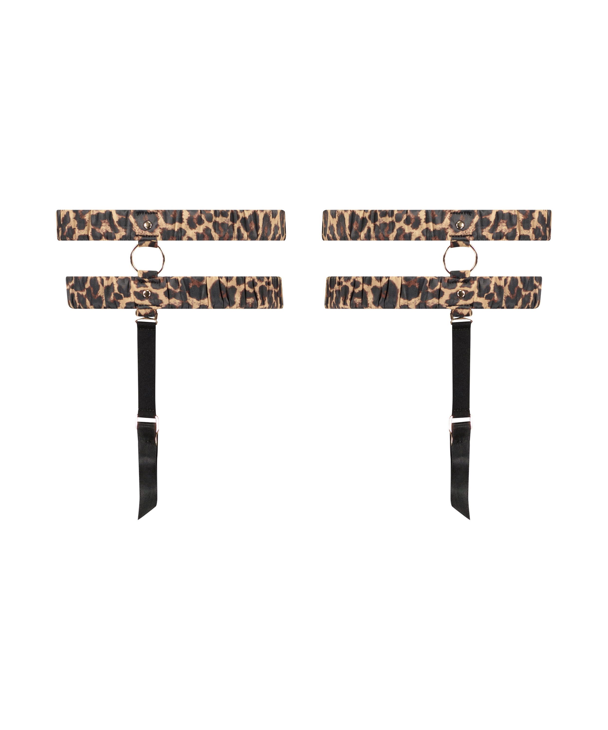 Private suspender cuffs, Zwart, main