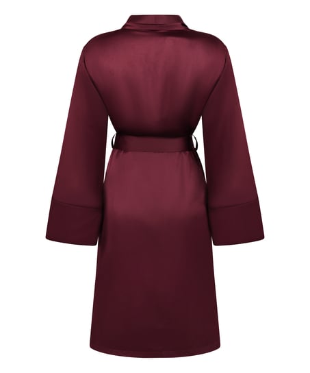 Badjas Satin Fleece, Paars