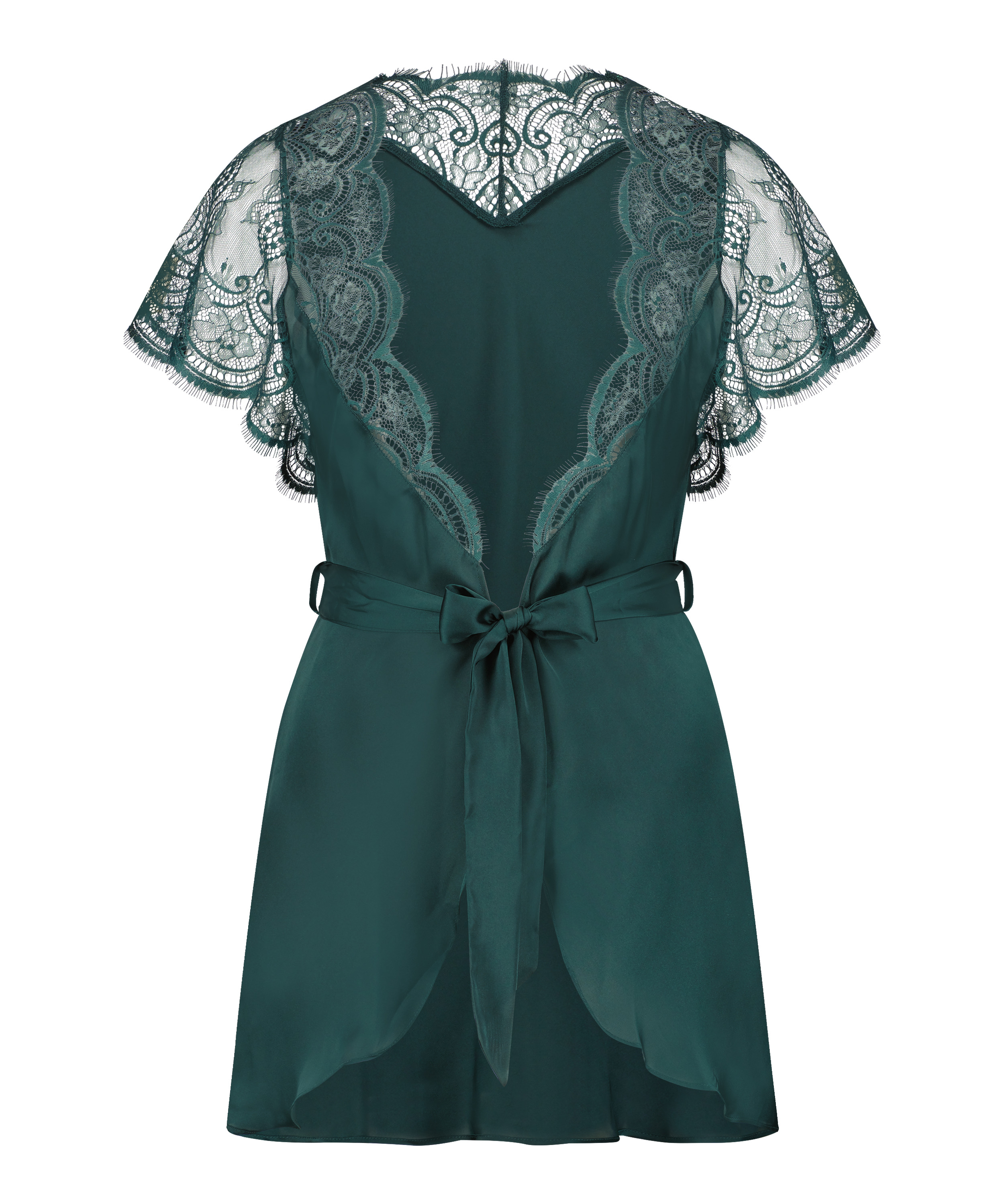 Kimono Satin Coco, Vert, main