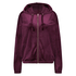 Jacket hoodie velours, Rood