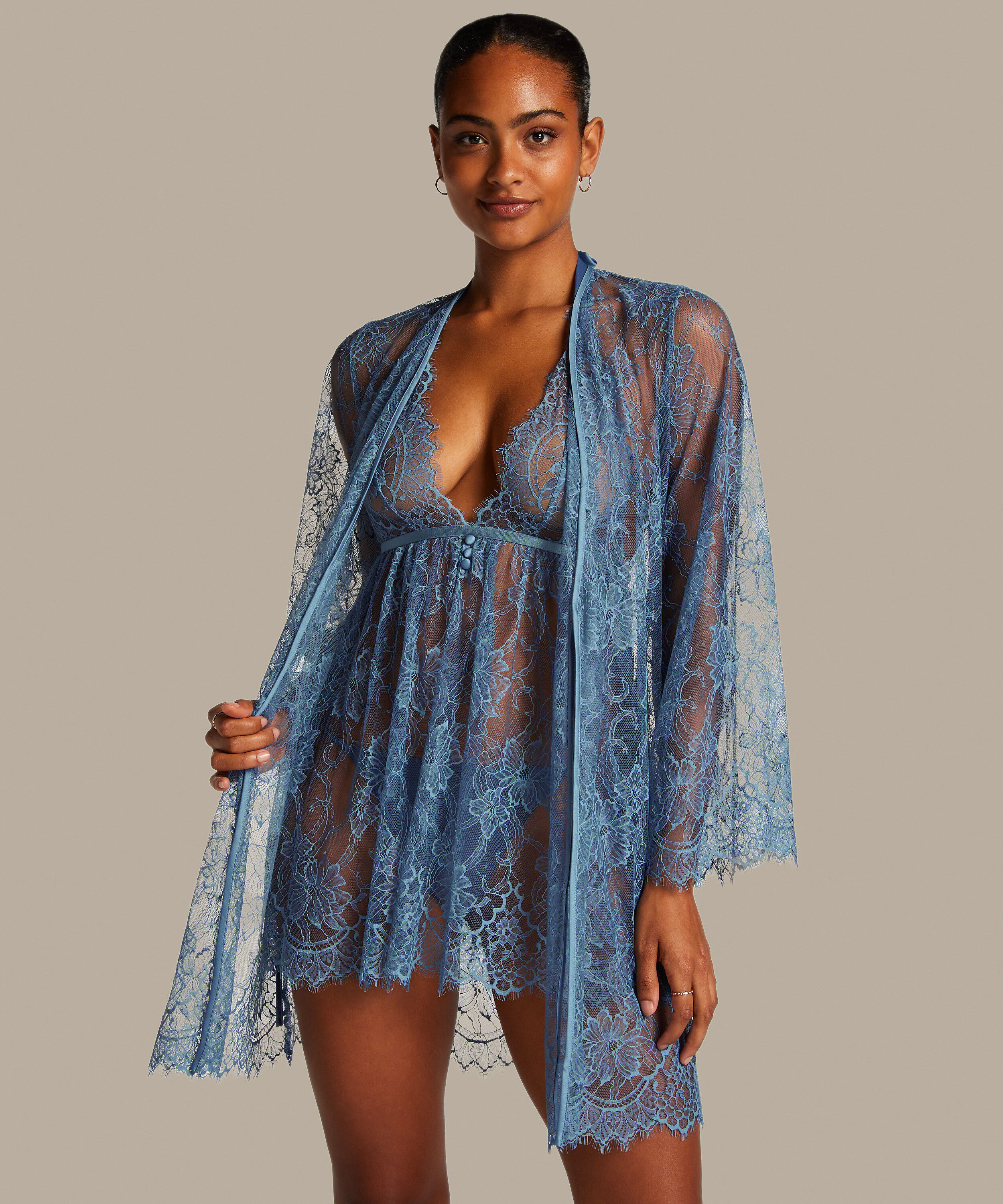Kimono Magdalena, Blauw