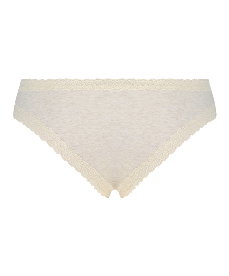 Slip brésilien coton, Beige
