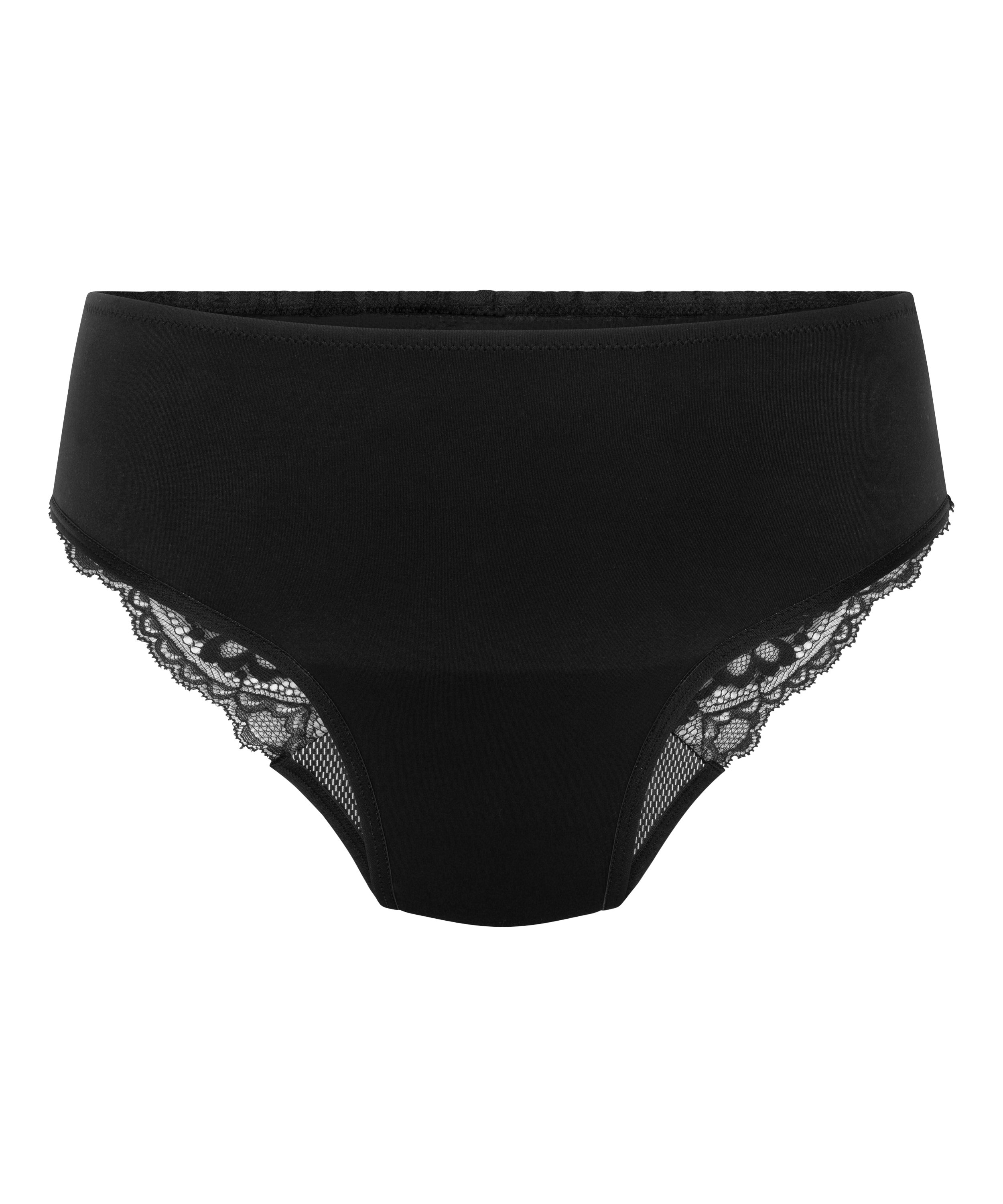 Culotte Menstruelle, Noir, main